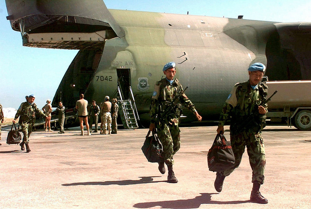 UN peacekeepers in Somalia. Photo Credit: Flickr, expertinfantry